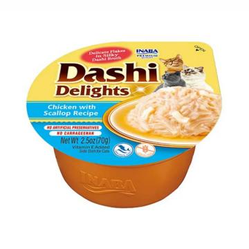 Hrana Churu pisici supa Dashi Delights de pui cu scoici