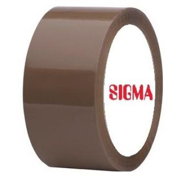 Banda adeziva Sigma 50 x 60m maro de la Supermarket Pentru Tine Srl