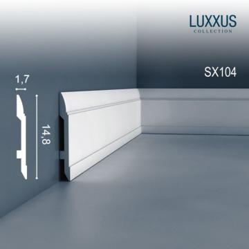 Plinta duropolymer Orac Decor SX104 - 200 x 1,7 x 14,8 mm de la Visaria Design Srl.