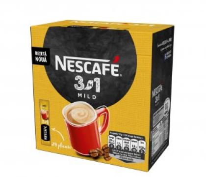 Cafea solubila Nescafe 3in1 Mild 15g, 24buc/cutie