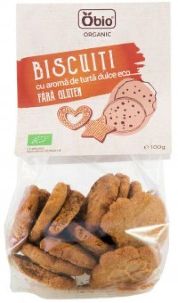 Biscuiti cu aroma de turta dulce fara gluten bio 100g Obio de la Supermarket Pentru Tine Srl