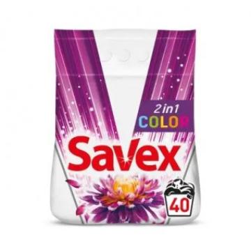 Detergent pudra automat Savex 4Kg 2in1 Color