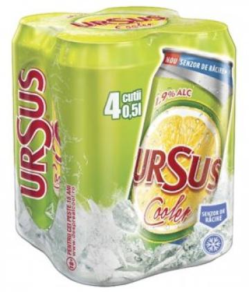 Bere Ursus Cooler 4x0.5l, Alc. 1.9%, SGR de la Supermarket Pentru Tine Srl