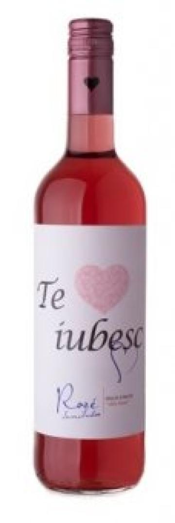 Vin rose Te Iubesc demidulce, Cramele Recas, Alc. 12.5%