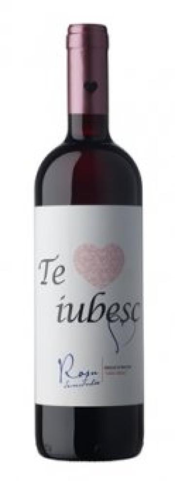 Vin rosu Te Iubesc demidulce, Cramele Recas, Alc. 12.5% de la Supermarket Pentru Tine Srl