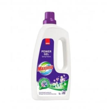 Detergent de rufe gel Sano Maxima Spring Flowers 1L de la Supermarket Pentru Tine Srl