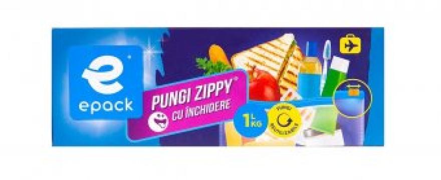 Pungi zippy cu inchidere Epack 1L/1Kg 15buc/cutie