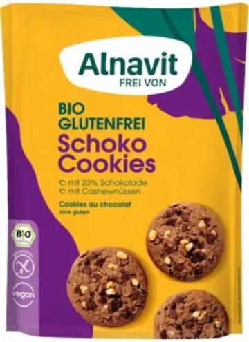 Biscuiti cu ciocolata fara gluten, bio, 125g Alnavit de la Supermarket Pentru Tine Srl