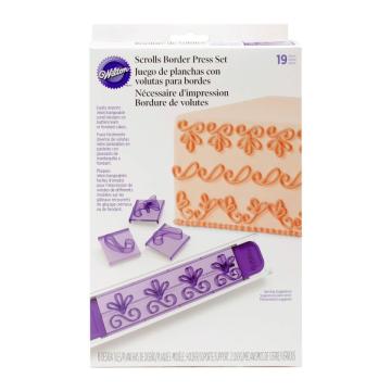 Set Imprimanta fondant, 16 diferite modele - Wilton