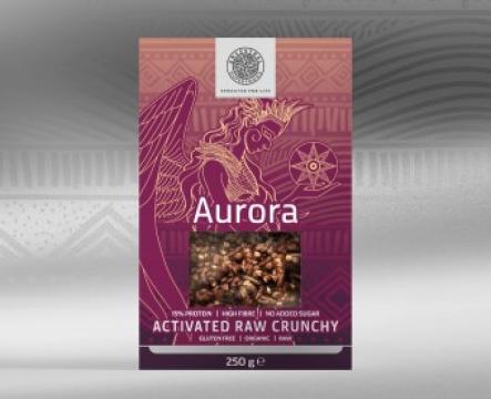 Mic dejun Aurora crunchy cu seminte activate raw bio 250g