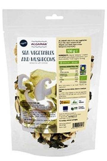 Alge marine cu ciuperci shiitake bio 100g Algamar de la Supermarket Pentru Tine Srl