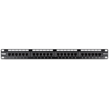 Patch Panel 24 porturi RJ45 UTP 19 , Cat5 5e - TRENDnet TC-P de la Big It Solutions