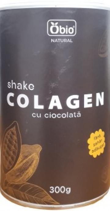 Shake cu ciocolata Colagen 300g, Obio