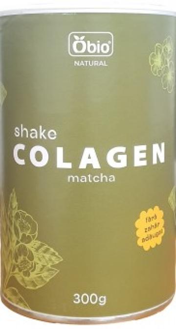 Shake cu matcha Colagen 300g, Obio de la Supermarket Pentru Tine Srl