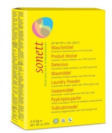 Detergent ecologic praf pentru rufe 2.4kg Sonett