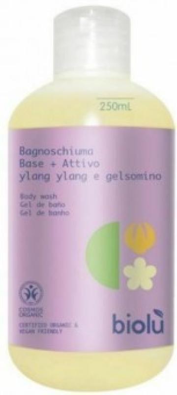 Gel de dus ecologic cu ylang ylang si iasomie, 250ml - Biolu de la Supermarket Pentru Tine Srl