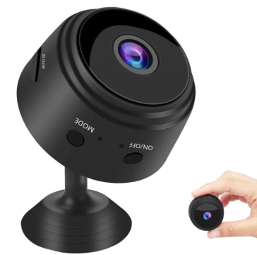 Mini camera de supraveghere wireless WiFi 1080p Full HD A9 de la Sticevrei.ro Srl