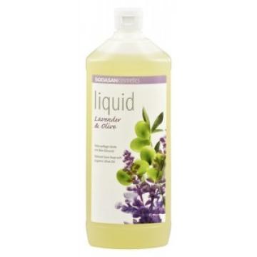 Sapun lichid gel de dus bio lavanda masline 1L Sodasan