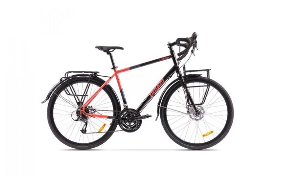 Bicicleta Pegas Calator 28 L-525 mm negru portocal