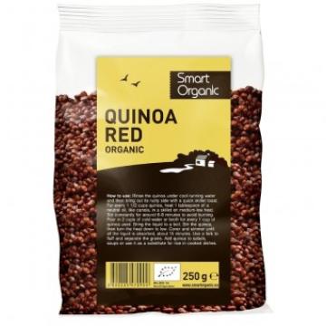 Quinoa rosie eco 250g Smart Organic de la Supermarket Pentru Tine Srl