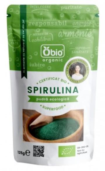 Pulbere eco Spirulina 125g Obio de la Supermarket Pentru Tine Srl