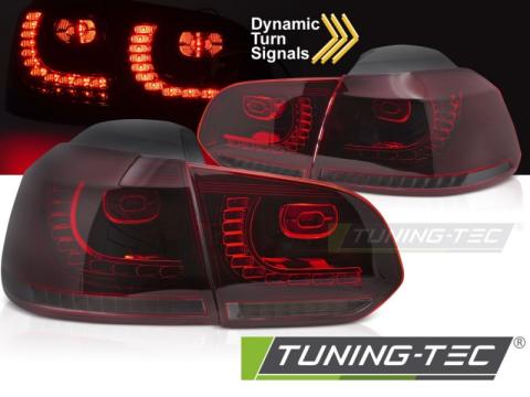 Stopuri LED rosu fumuriu SEQ VW Golf 6 08-13 de la Kit Xenon Tuning Srl