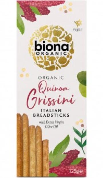 Grisine cu quinoa si ulei de masline bio 125g Biona de la Supermarket Pentru Tine Srl