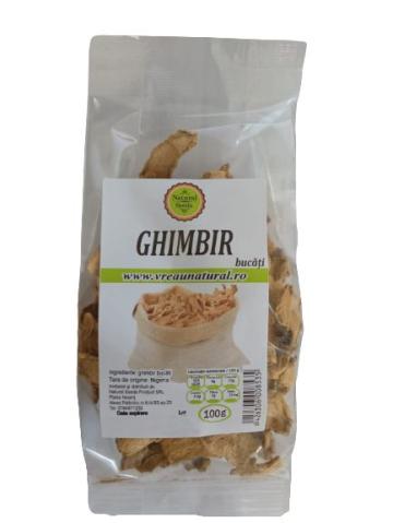 Ghimbir bucati uscate 100gr, Natural Seeds Produt de la Natural Seeds Product SRL