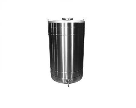 Butoi inox 30 litri cu capac filet si robinet 1/2 de la Camarus Convelt Srl