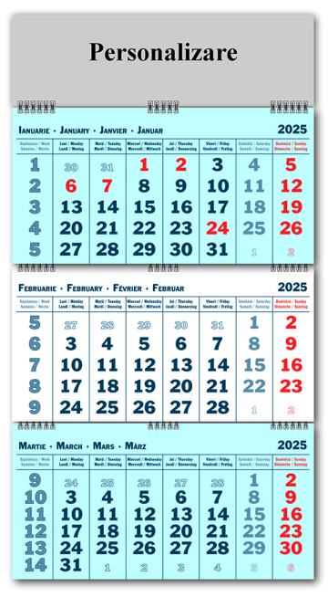 Calendare triptice 2023