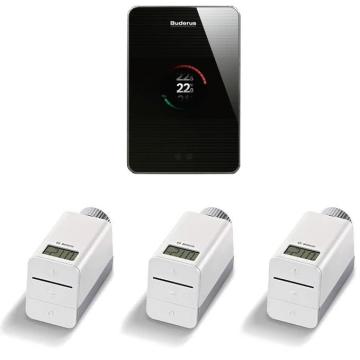 Set termostat EasyControl TC100 cu 3 capete wifi