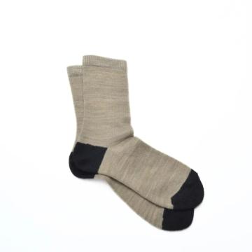 Sosete bej copii, lana merinos, 1 pereche, lungi de la Sockspoint Srl