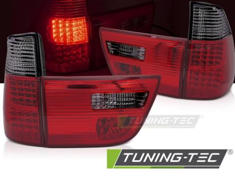 Stopuri LED rosu fumuriu BMW X5 E53 09.99-10.03 de la Kit Xenon Tuning Srl