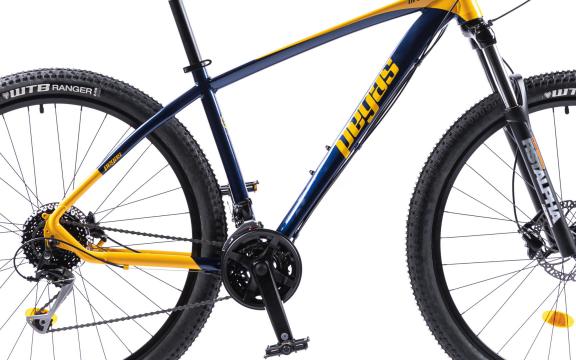 Bicicleta MTB Pegas Drumet L 29'' bleumarin, galben