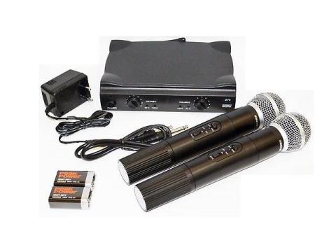 Set 2 microfoane wireless profesionale Shure UHF SM58