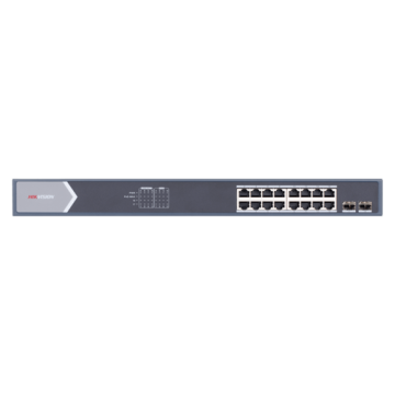 Switch 16 porturi gigabit PoE, 2 porturi SFP, Smart Manageme de la Big It Solutions