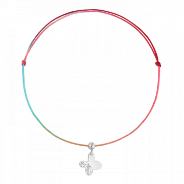 Bratara pentru picior din snur multicolor de la Atelier Lolit Srl