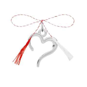 Pandantiv martisor din argint, Inima Deschisa de la Atelier Lolit Srl