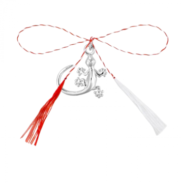 Pandantiv martisor din argint, soparla, ambalaj inclus de la Atelier Lolit Srl