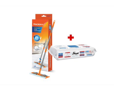 Mop curatare Macromax + lavete umede Sleepy de la D.R.S. Birotic Distribution S.r.l.