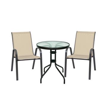 Set mobilier de gradina pentru balcon Lizi bej