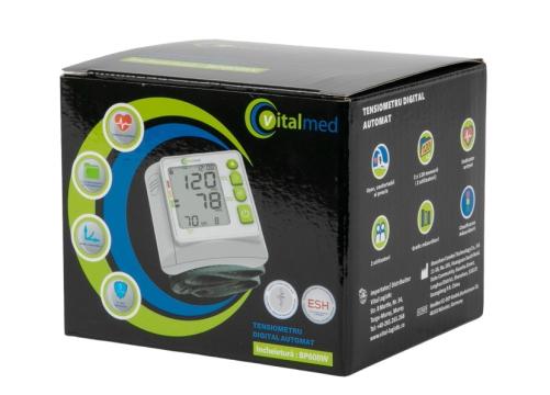 Tensiometru digital de Incheietura VitalMed - BP608W de la Medaz Life Consum Srl