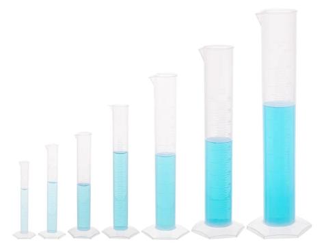 Cilindru de masurare din polipropilena cu baza hexagonala de la Medaz Life Consum Srl