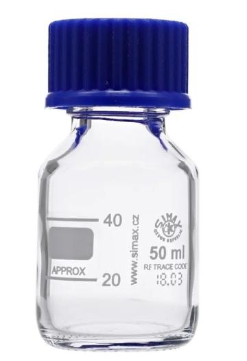 Sticla de laborator autoclavabila cu capac - ISO 4796 de la Medaz Life Consum Srl