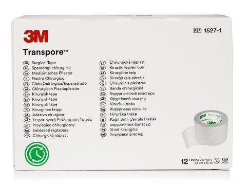 Leucoplast plastic transparent Transpore 3M - 2.5 cm x 9.1m de la Medaz Life Consum Srl