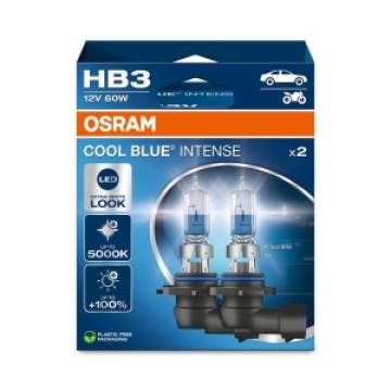 Set becuri Osram HB3 Cool Blue Intense Next Gen 60W de la LND Albu Profesional Srl