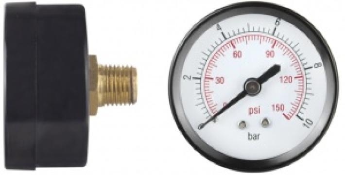 Manometru pentru apa axial / 0-12bar - 1/4" de la URBANIX SRL