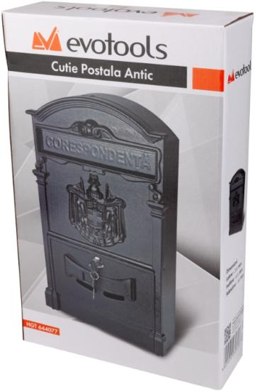Cutie postala antic 255x410x80mm de la PDET Atlantic Distribution Srl