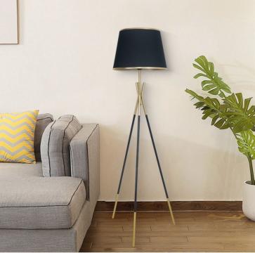 Lampadar decorativ modern negru, E27, inaltime 1454 mm de la URBANIX SRL