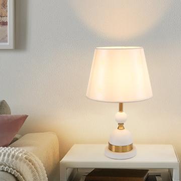 Veioza decorativa alba, inaltime 52 cm de la URBANIX SRL